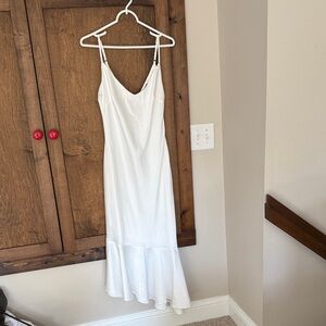 Lulus Elegant White Sleeveless Dress